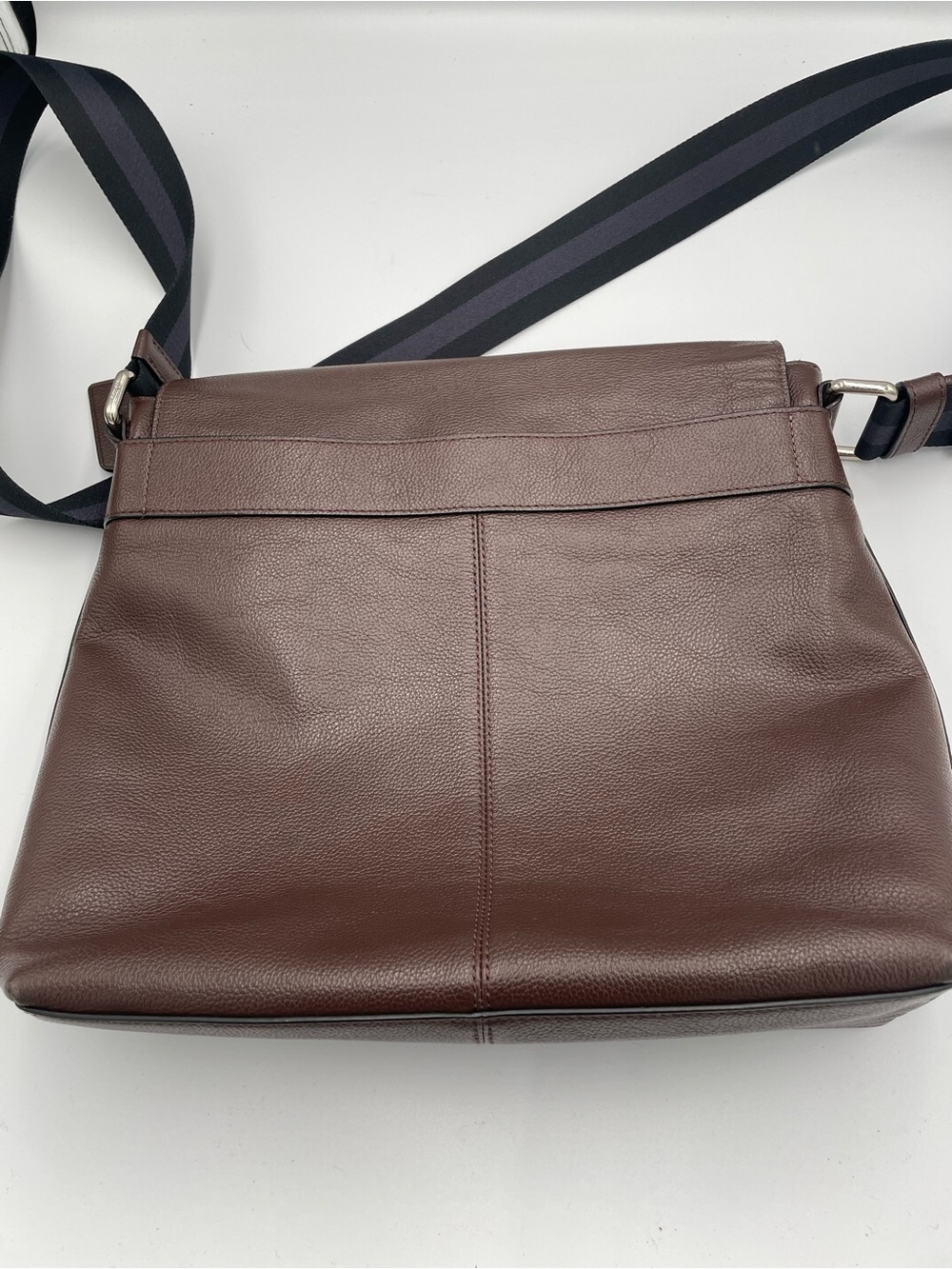 Coach Charles Messenger Bag Brown Leather Crossbody Adjustable Strap - Picture 2 of 6